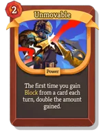 Unmovable
